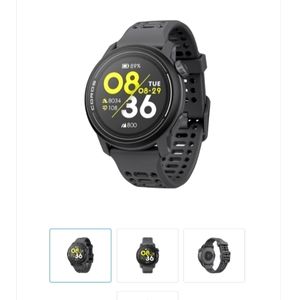 Coros Pace 3 GPS Sport Watch SILICONE - WPACE3-BLK brand new in box
